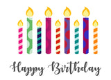 Candles Birthday Card - Notecards