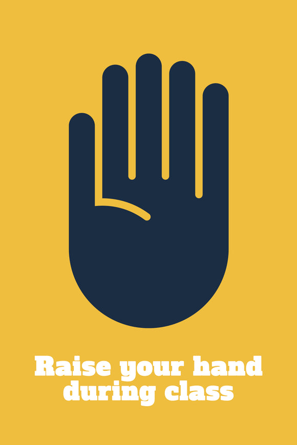 Raise your Hand - Poster