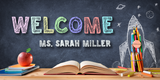Teacher Welcome Signs - Teachers Desk