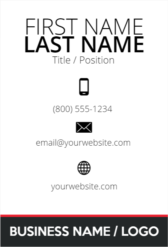 Classic 3 - Business Cards